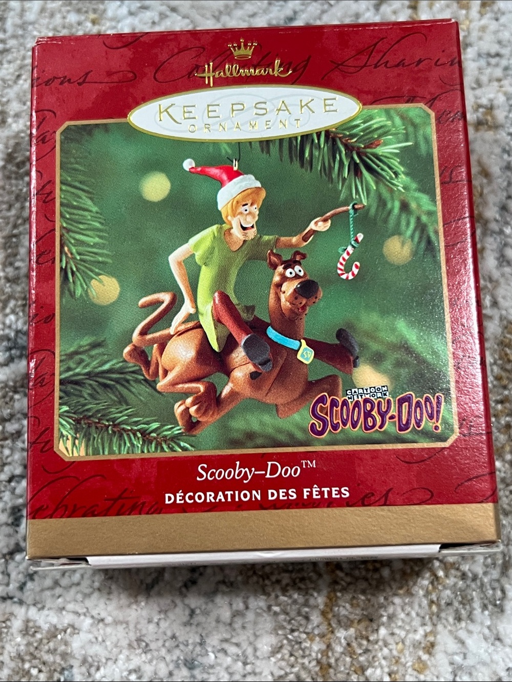 Hallmark scooby doo shaggy Christmas ornament z28